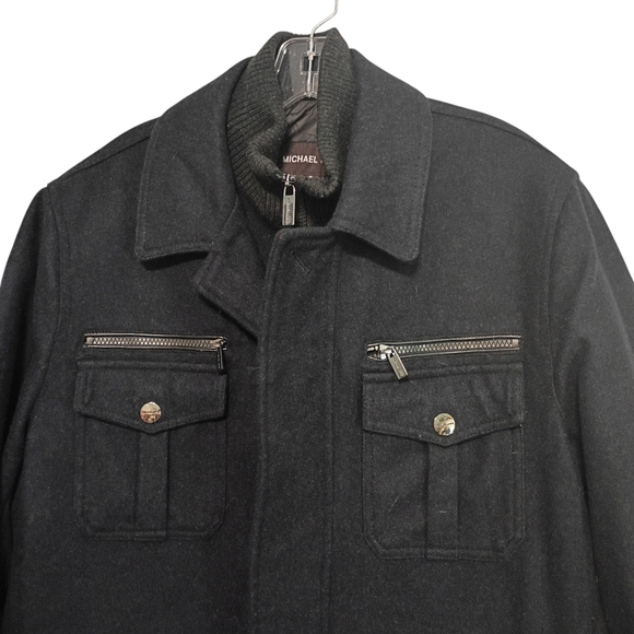 Michael Kors -Men's Black Wool  Blend Jacket - Size M - Picture 2 of 8